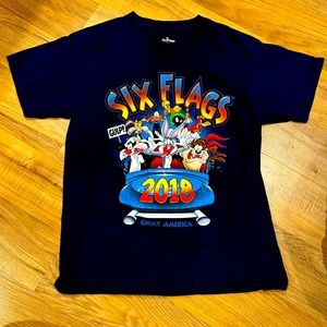 Six Flags Great America- 2018 T Shirt- Youth M